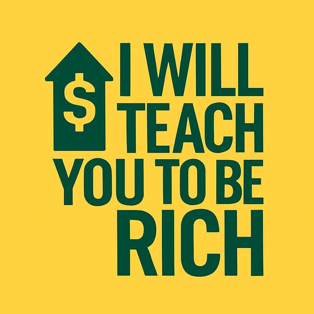 I Will Teach You To Be Rich
